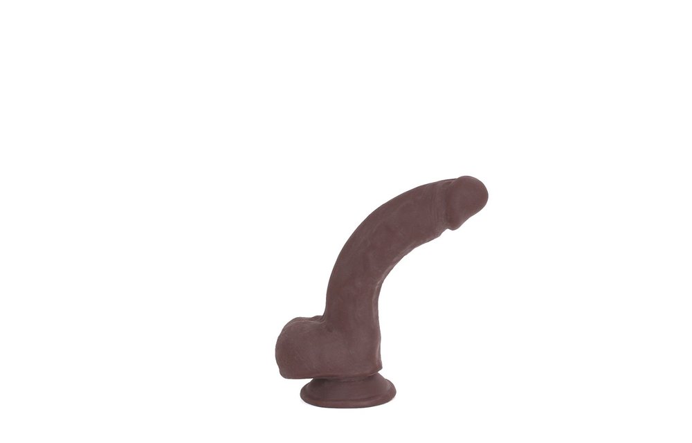 Dildo Met Zuignap Bruin 19.5 x 3.4