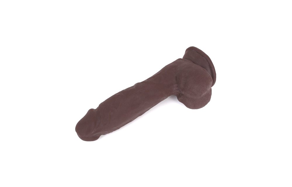 Dildo Met Zuignap Bruin 19.5 x 3.4