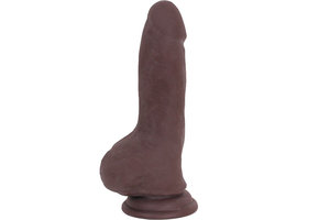 Dildo Met Zuignap Bruin 20 x 4