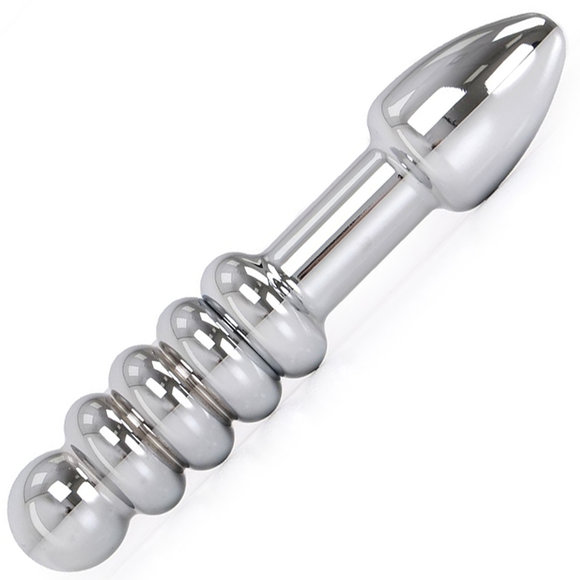 Afgeronde Dubbele Stalen Dildo II 19 cm – Aluminiumlegering