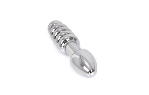 Rounded Double Steel Dildo II 19 cm – Aluminium Alloy