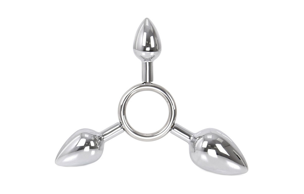 Triple O Anal Plugs Ring - 3 Sizes Aluminium Anal Toys