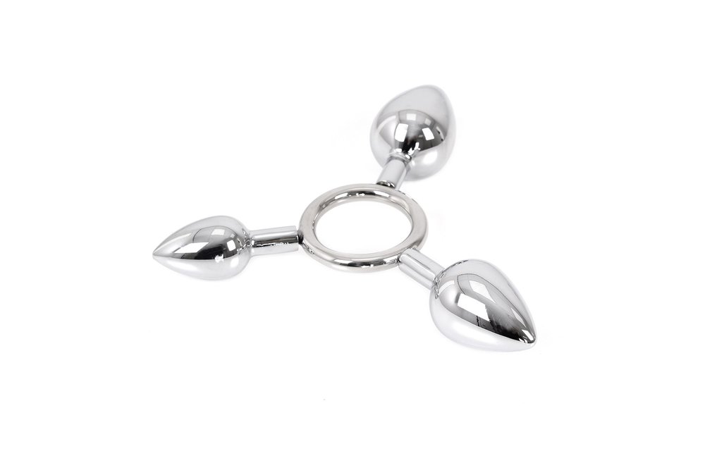 Triple O Anal Plugs Ring - 3 Sizes Aluminium Anal Toys