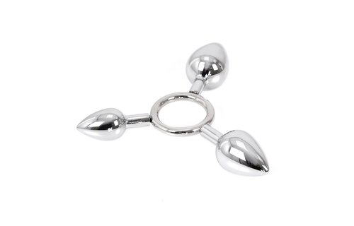 Triple O Anal Plugs Ring - 3 Sizes Aluminium Anal Toys