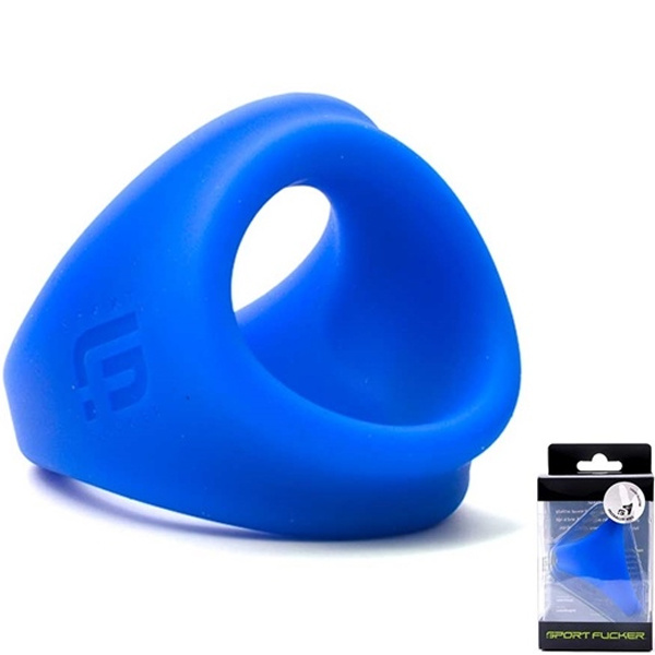 Liquid Silicone Freeballer Blue – Comfortable 2-in-1 Cock Ring
