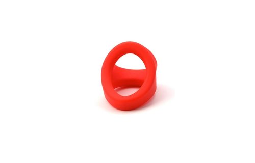 Liquid Silicone Freeballer Rot – Bequemer 2-in-1-Cockring