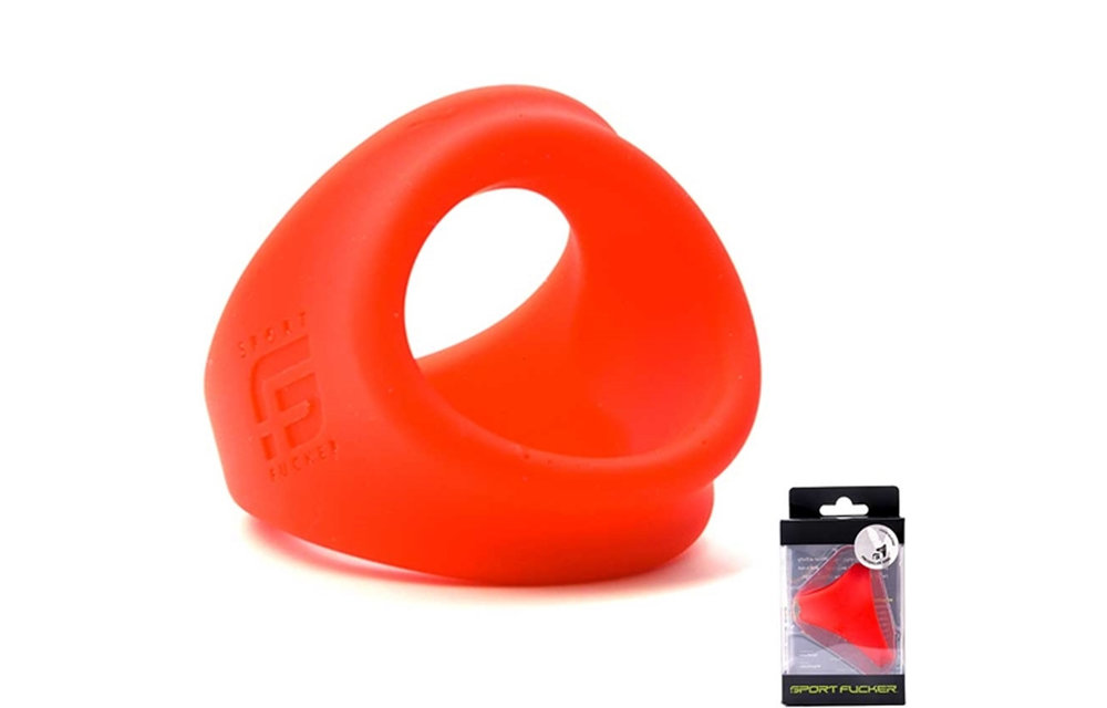 Liquid Silicone Freeballer Red – Comfortable 2-in-1 Cock Ring