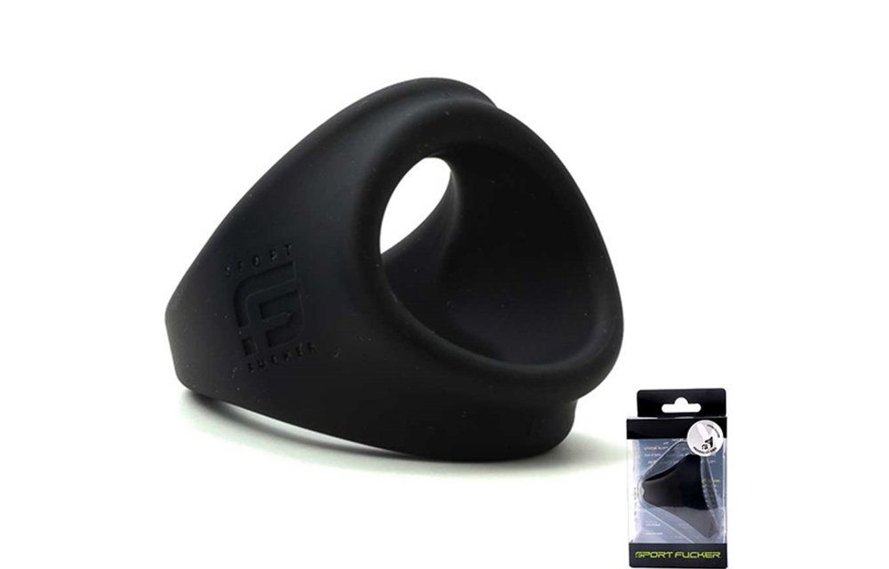 Liquid Silicone Freeballer Schwarz | Bequemer 2-in-1-Cockring
