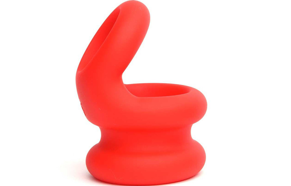 Liquid Silicone Switch Hitter Red | Comfortable Cock Ring