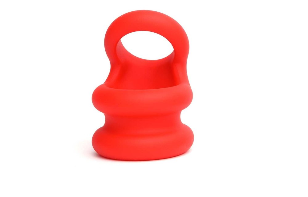 Liquid Siliconen Switch Hitter Rood | Comfortabele Cockring