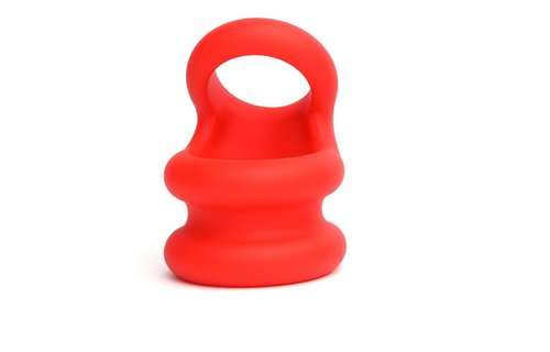 Liquid Silicone Switch Hitter Red | Comfortable Cock Ring