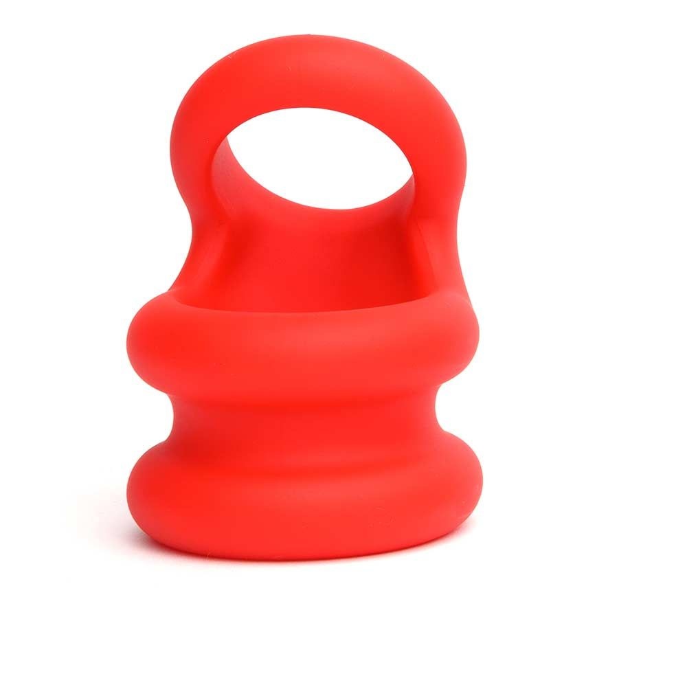 Liquid Silicone Switch Hitter Red | Comfortable Cock Ring