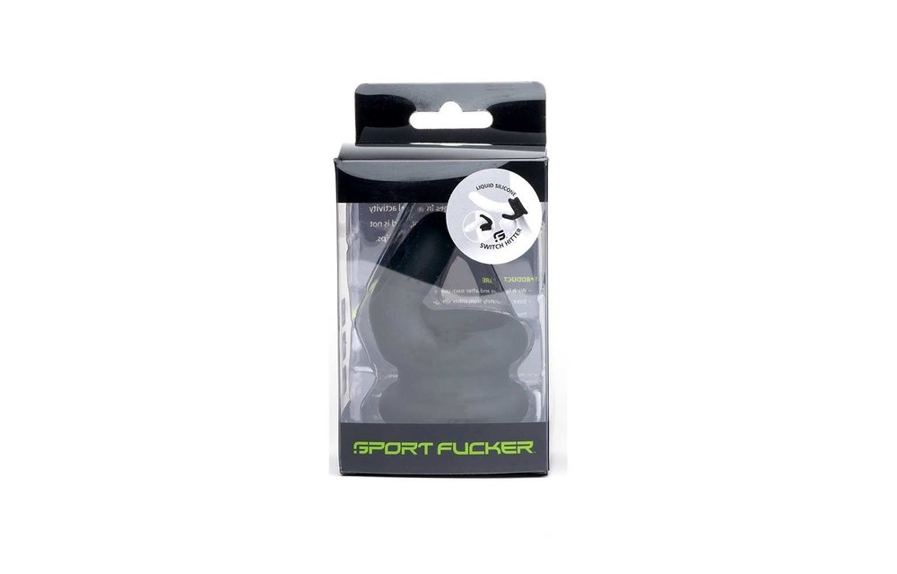 Liquid Siliconen Switch Hitter Zwart