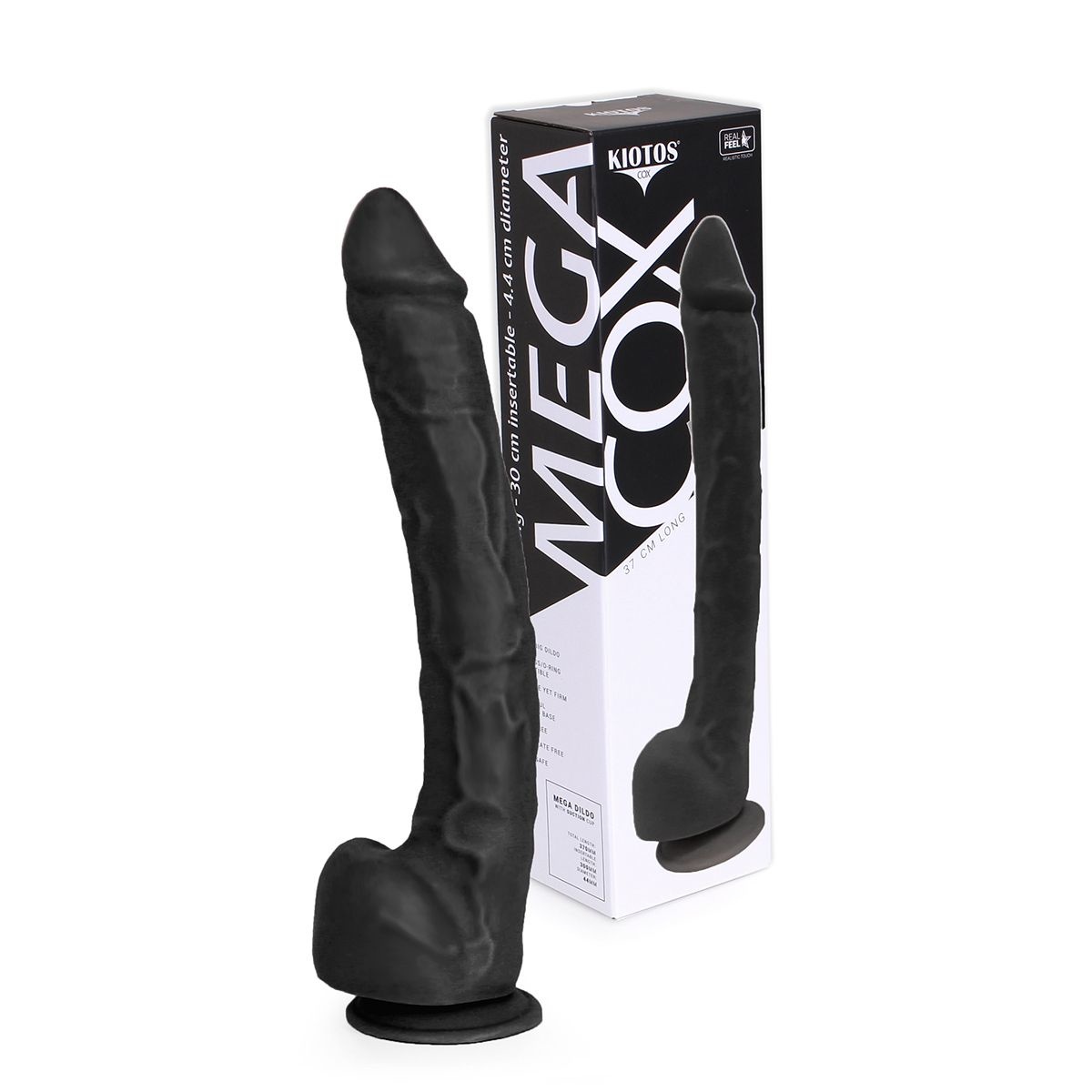 Mega Dildo 37 cm | Realistisch, Zuignap, Kiotos COX
