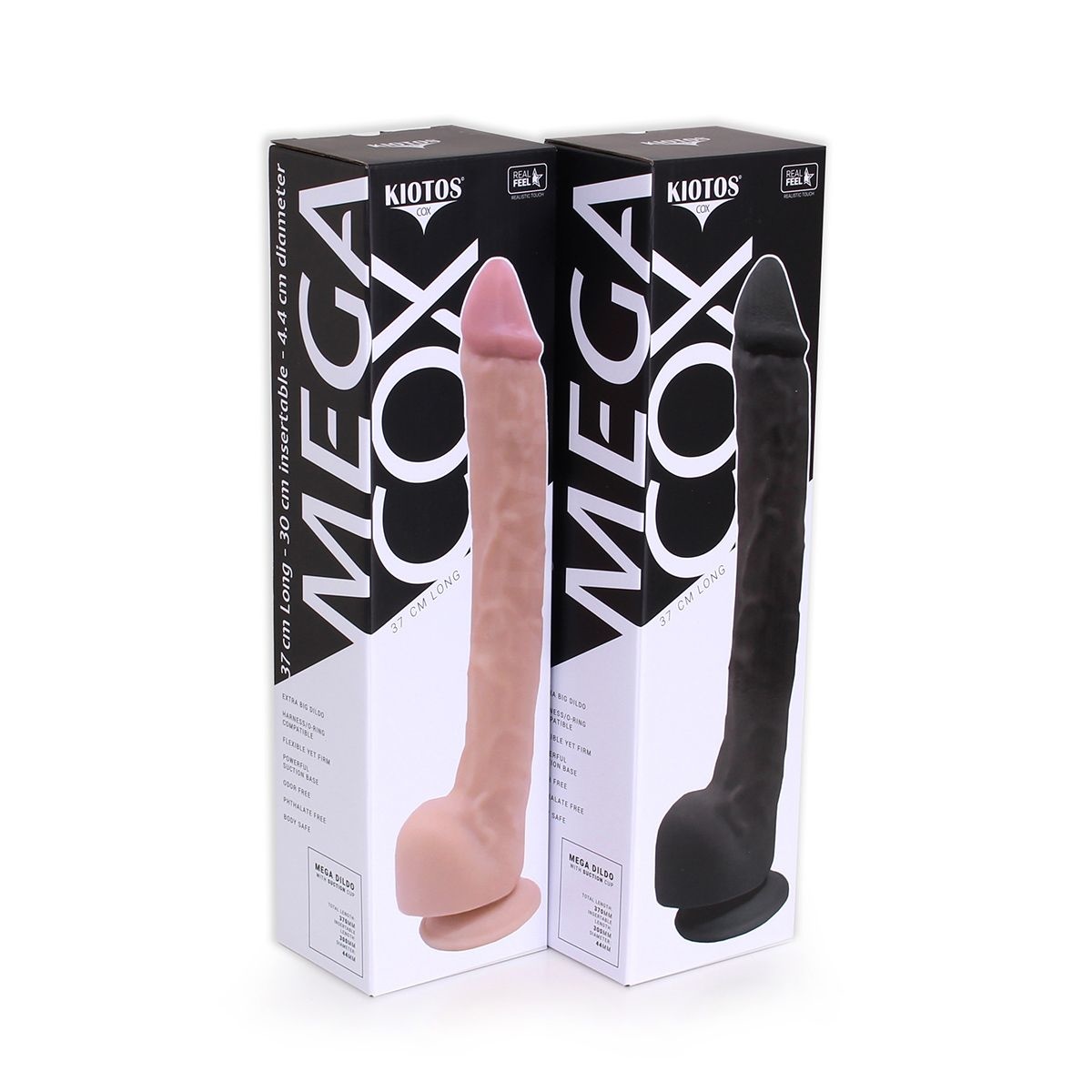 Mega Dildo 37 cm | Realistisch, Saugnapf, Kiotos COX