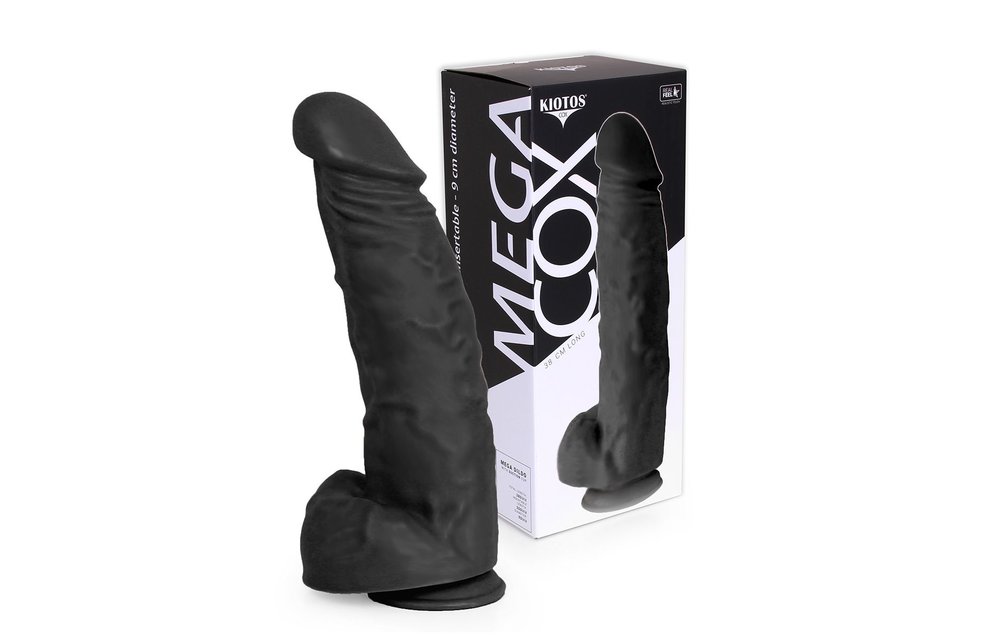 Mega Dildo 38 cm | Realistisch, Zuignap & Veilig PVC
