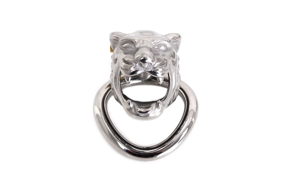 Chastity Cage The Lion – Strong Metal Cock Ring 45 mm
