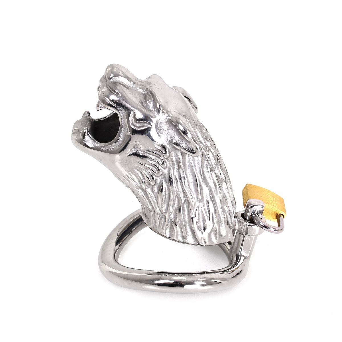 Chastity Cage The Lion – Strong Metal Cock Ring 45 mm