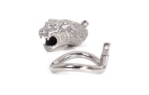 Chastity Cage The Lion – Strong Metal Cock Ring 45 mm
