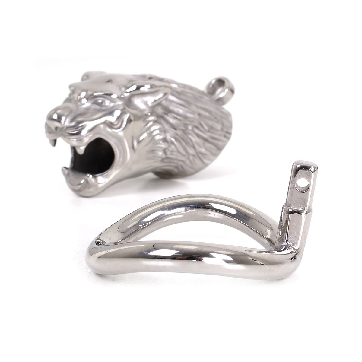 Chastity Cage The Lion – Strong Metal Cock Ring 45 mm