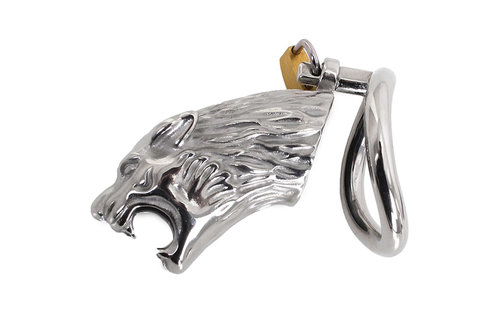 Chastity Cage The Lion – Strong Metal Cock Ring 45 mm