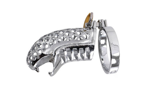 Kuisheidskooi De Slang | Metalen Cockring Voor Dominantie