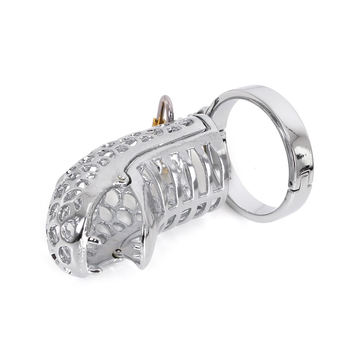 Chastity Cage The Snake | Metal Cock Ring For Domination