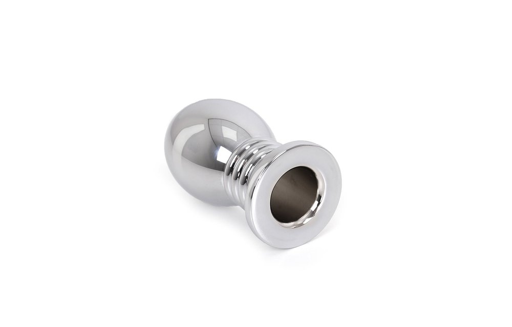 Holle Geribbelde Anaalplug 7 cm – Aluminium & Stimulerend