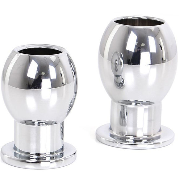 Hohl-Analplug 6,5 | 7,5 cm – Stabiles Aluminium Vergnügen