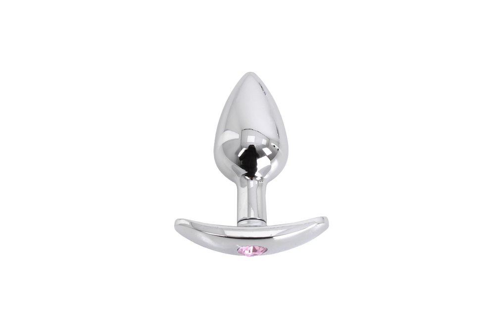 Buttplug Met Edelsteen En Aluminiumhandgreep