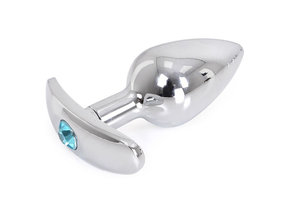 Butt Plug with Gemstone 7 cm | Aluminium, Elegance & Quality