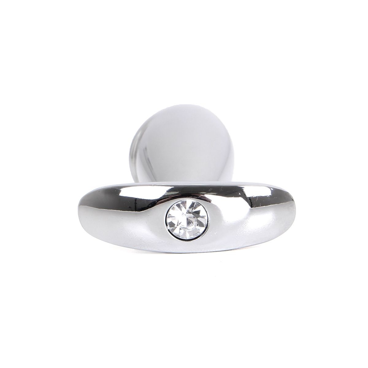 Buttplug Steel Handle Penis With Gem