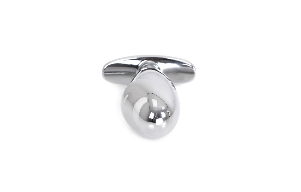 Buttplug Steel Handle Penis Met Edelsteen