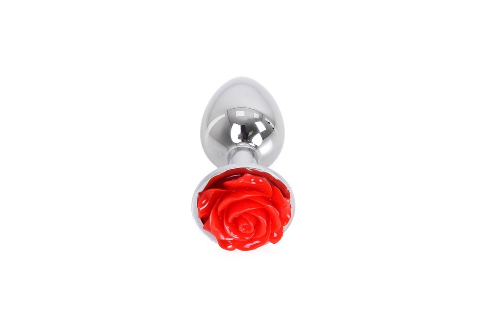 Buttplug Aluminium Rode Roos