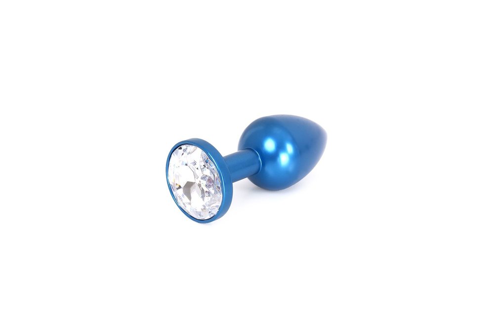 Buttplug Aluminium 7 cm met Edelsteen | Hoogwaardige kwaliteit