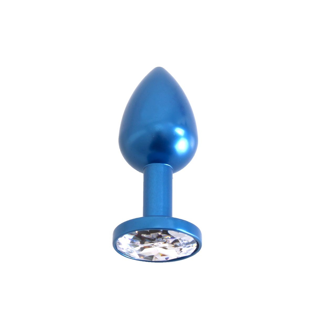 Buttplug Aluminium Met Edelsteen
