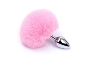 Buttplug mit Hasenschwanz 14 cm | Weiches & Kinky Accessoire