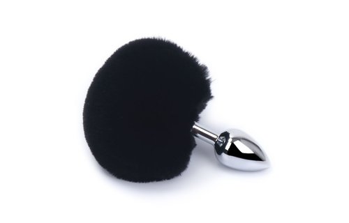 Butt Plug with Rabbit Tail 14 cm | Soft & Kinky Accessory
