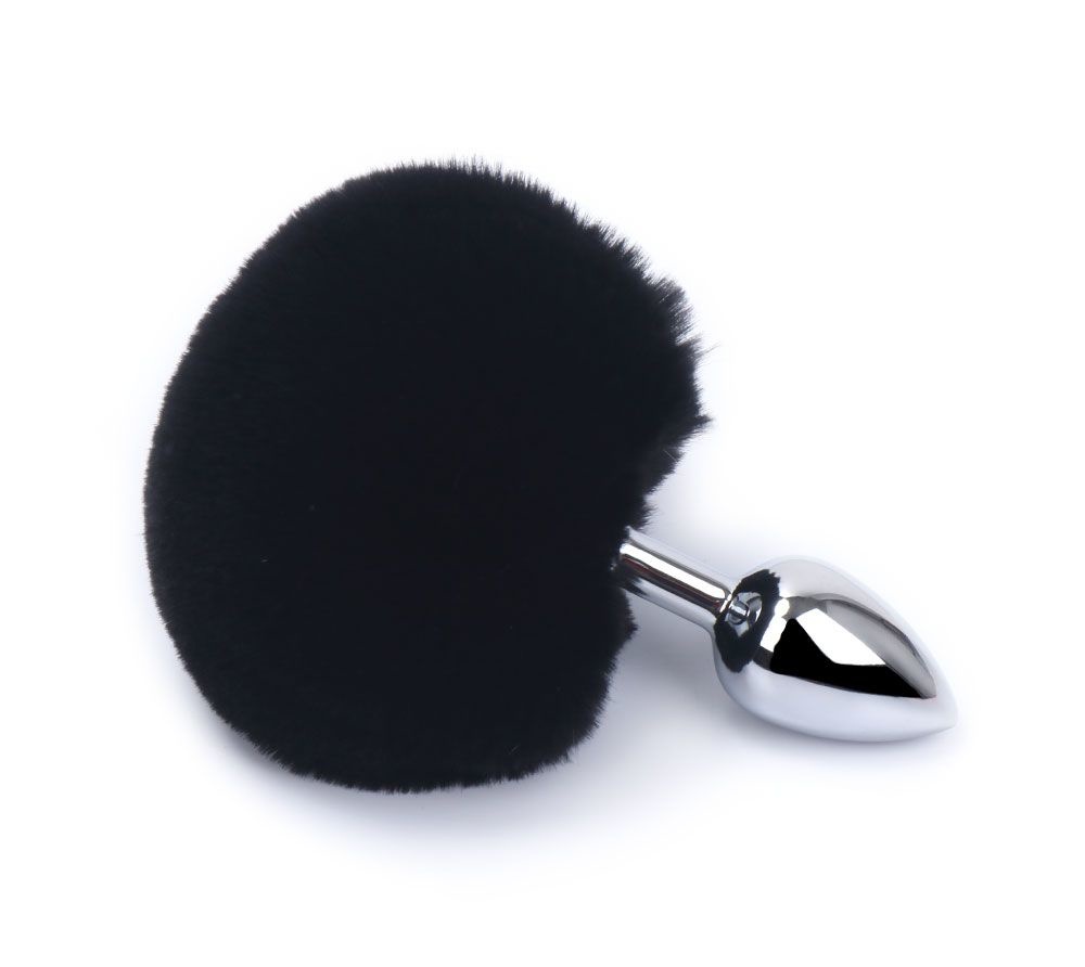 Butt Plug with Rabbit Tail 14 cm | Soft & Kinky Accessory