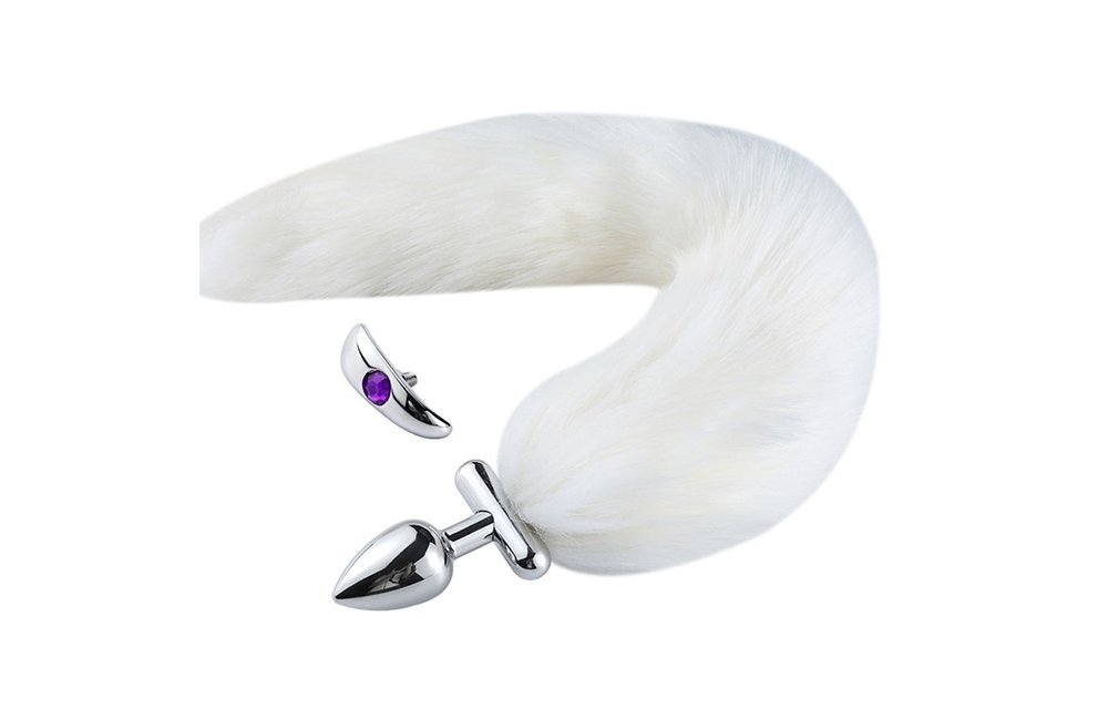 Schraubbarer Buttplug mit Schwanz 45 cm | Weich & Kinky