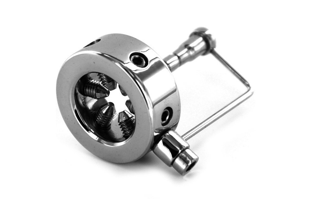 Steel Glans Ring With Spikes Extra