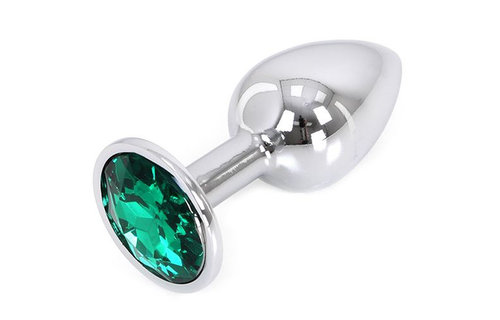 Buttplug Aluminium Groen