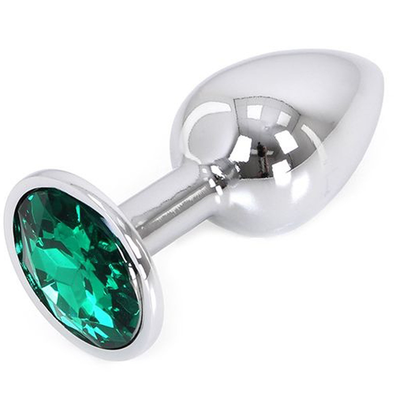 Buttplug Aluminium Grün