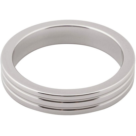 Steel Cockring Ribbed