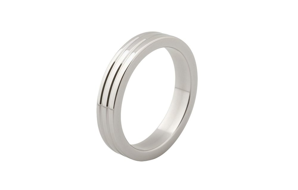 Steel Cockring Ribbed