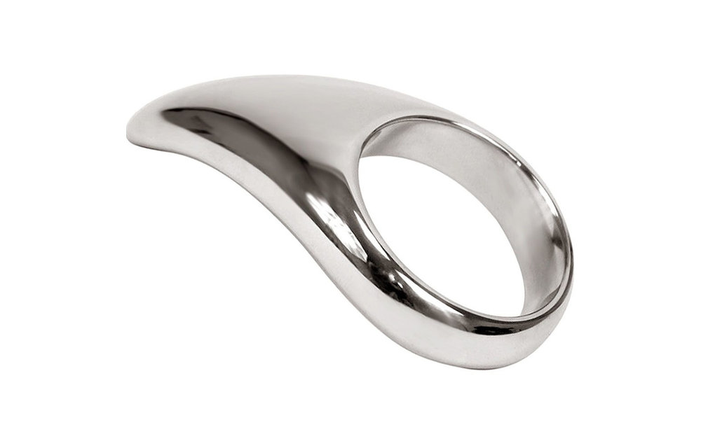 Stalen Cockring met Prostaat Massager – Stijlvol & Effectief