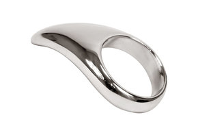 Stahl-Cockring mit Prostatamassagegerät – stilvoll und effektiv