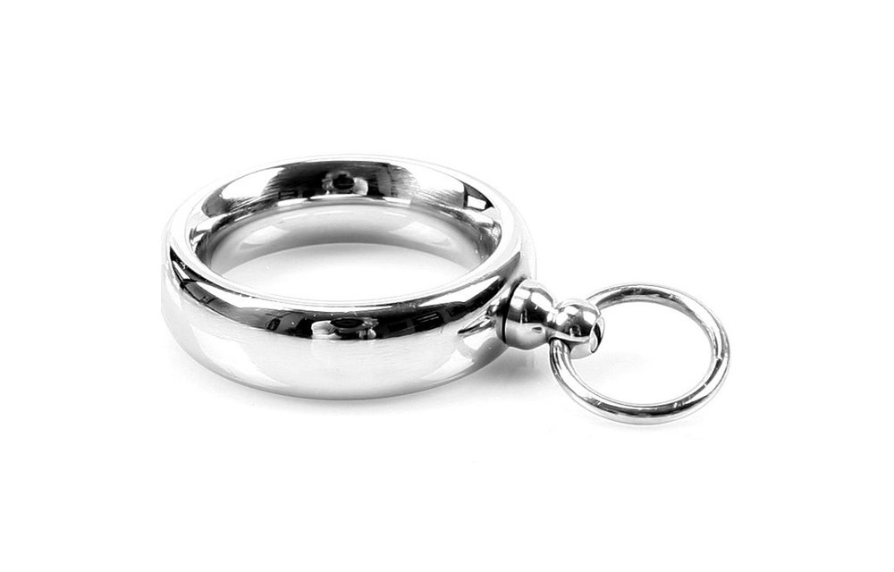 Edelstahl-Donut-Cockring mit O-Ring für Gewichte