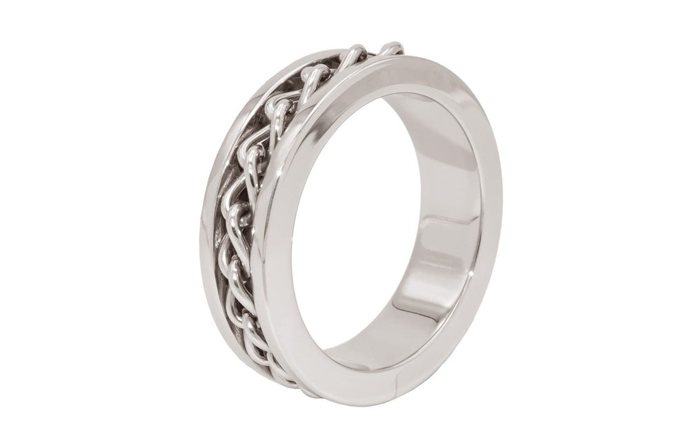 Cock ring with chain link | Strong erection & long-lasting