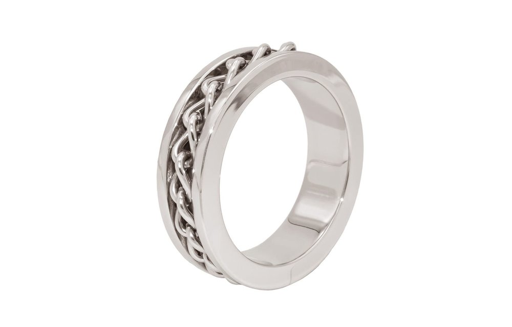 Cock ring with chain link | Strong erection & long-lasting